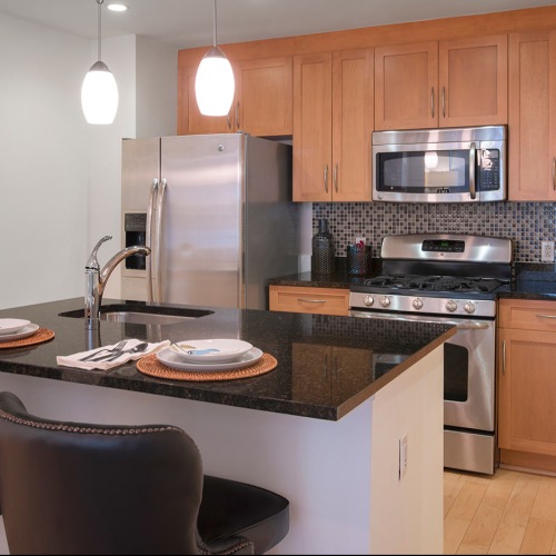 Spacious kitchens with thoughtful details